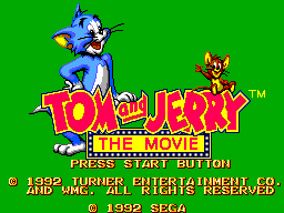 Tom and Jerry - the Movie Title Screen